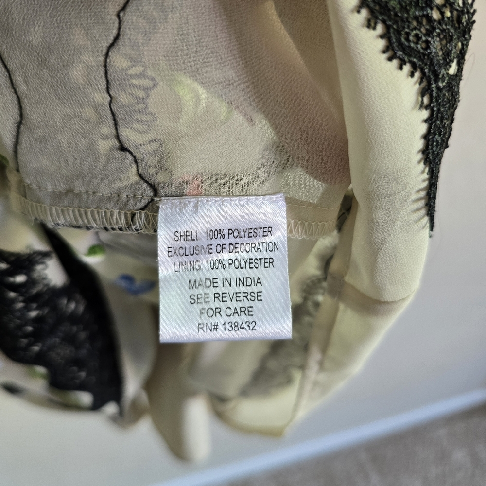 Modcloth Geode Floral Embroidered Lace Dress Size Small - Picture 7 of 14
